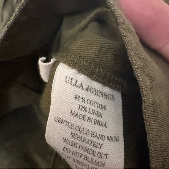 ULLA JOHNSON‎ Kloe Jacket in Olive Military Size 10 - Picture 10 of 12